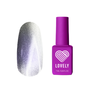 Lovely Гель-лак Aura №02 Кошачий глаз с эффектом втирки, 7 мл.