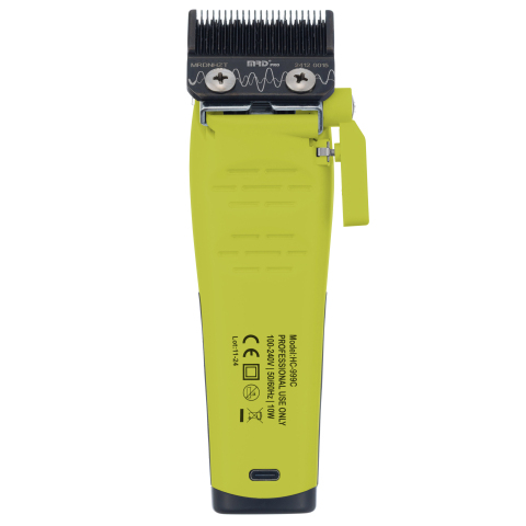 MRD-HC-999C green Машинка для стрижки, 10000-13000 об/мин, нож 45 мм, 0,3-4,0 мм, 6 насадок