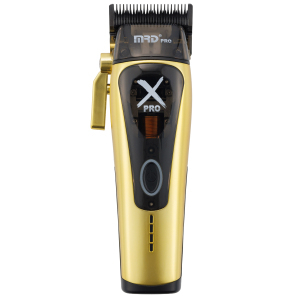 MRD-HC-999C gold Машинка для стрижки, 10000-13000 об/мин, нож 45 мм, 0,3-4,0 мм, 6 насадок