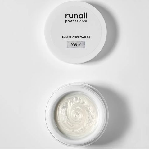 9957 RuNail Моделирующий УФ-гель с жемчужным эффектом, 15 гр.