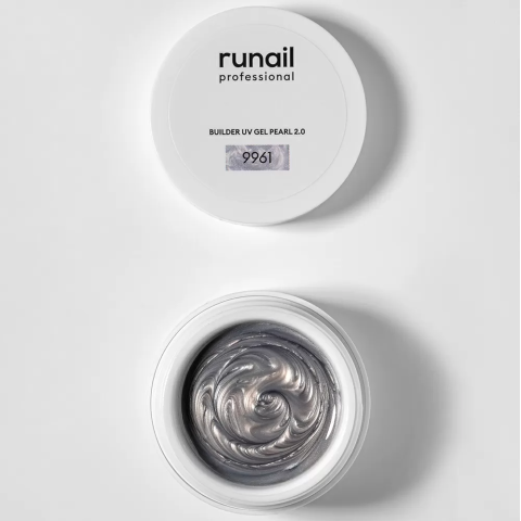 9961 RuNail Моделирующий УФ-гель с жемчужным эффектом, 15 гр.