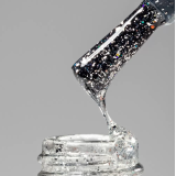 9908 RuNail Топ глянцевый Coat Effect Silver Potal, 9 мл.