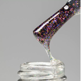 9909 RuNail Топ глянцевый Coat Effect Purple Aurora, 9 мл.