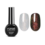 9910 RuNail Топ глянцевый Coat Effect Opal Aurora, 9 мл.