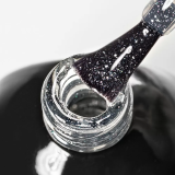 9911 RuNail Топ глянцевый Coat Effect Silver Shine, 9 мл.