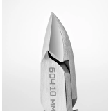 604/10 RuNail Кусачки для кутикулы матовые 106/10 мм