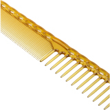 63139 DEWAL Расческа рабочая 18,4 см, золотистая