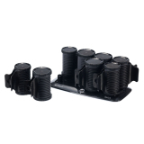 03-LNR1 DEWAL Бигуди для волос (38 +45 мм) TWIST