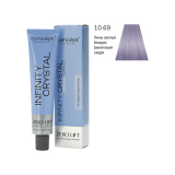 КОНЦЕПТ INFINITY CRYSTAL 10.69 Гелевый краситель, очень светлый блондин фиолетовый-сандре, 60 мл.