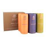 Кухонные полотенца небеленые, 6 шт. в боксе