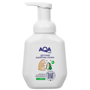 AQA baby Детский шампунь-пенка, 250 мл.