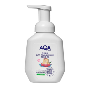 AQA baby Пенка для девочек, 250 мл.
