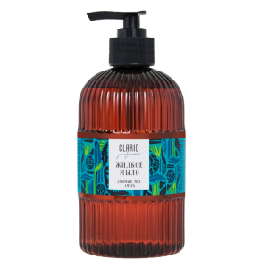 CLARIO Парфюмированное жидкое мыло Дубовый мох, Амбра, 500 мл.