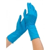 NitriMAX Перчатки нитриловые удлиненные 7,7 г Голубые L 25 пар Малайзия