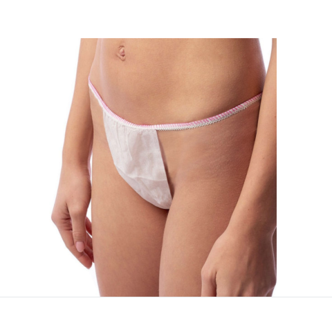 БИНОВИ Трусики Танго, женские, одноразовые, белые 1/50 шт.